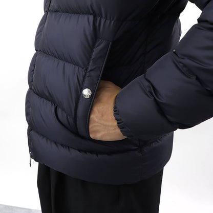 モンクレール 41940 SERVIERES ダウンジャケット 紺