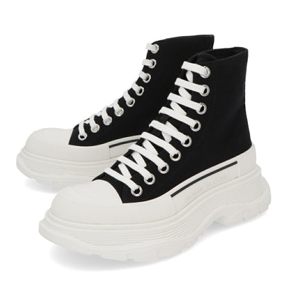 ALEXANDERMCQUEEN ブーツ  ブラック レースアップ ショートブーツ 697080