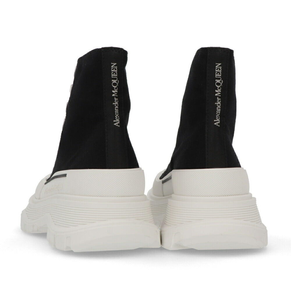 ALEXANDERMCQUEEN ブーツ  ブラック レースアップ ショートブーツ 697080