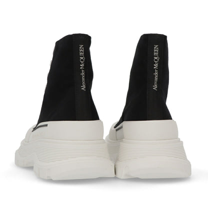 ALEXANDERMCQUEEN ブーツ  ブラック レースアップ ショートブーツ 697080