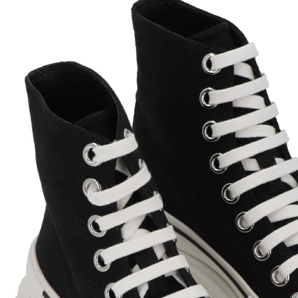 ALEXANDERMCQUEEN ブーツ  ブラック レースアップ ショートブーツ 697080