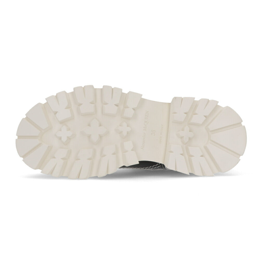 ALEXANDERMCQUEEN ブーツ  ブラック サイドゴア ショートブーツ 708059