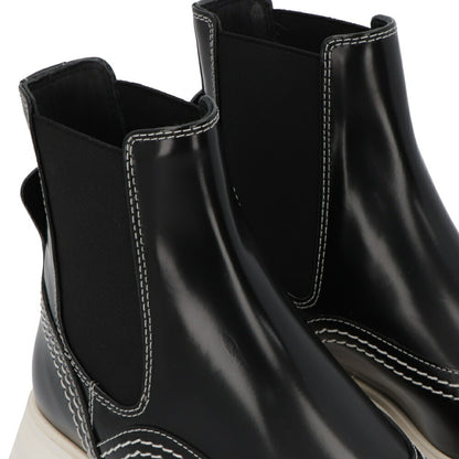 ALEXANDERMCQUEEN ブーツ  ブラック サイドゴア ショートブーツ 708059