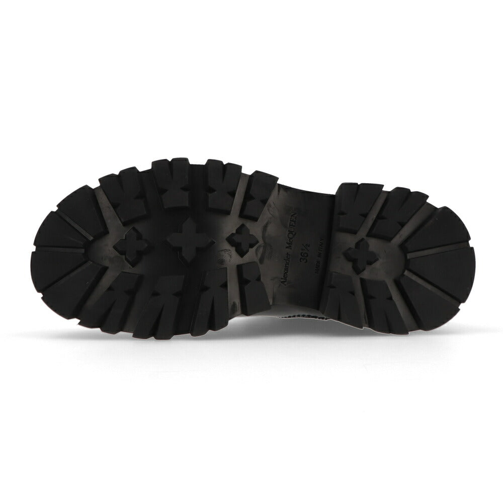 ALEXANDERMCQUEEN ブーツ  ブラック サイドゴア ショートブーツ 757487