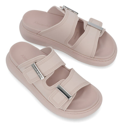 ALEXANDERMCQUEEN サンダル  ブラック ピンク ベルト 658063