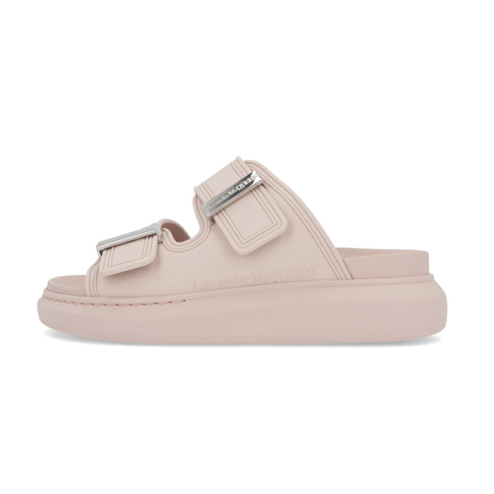 ALEXANDERMCQUEEN サンダル  ブラック ピンク ベルト 658063