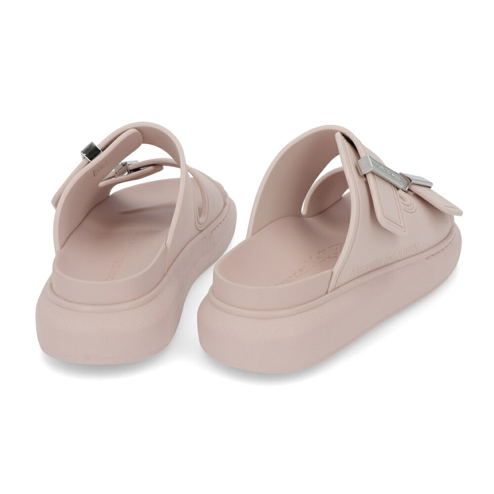 ALEXANDERMCQUEEN サンダル  ブラック ピンク ベルト 658063