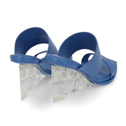 ALEXANDERMCQUEEN サンダル  ブラック ブルー クリア ウェッジヒール 746243