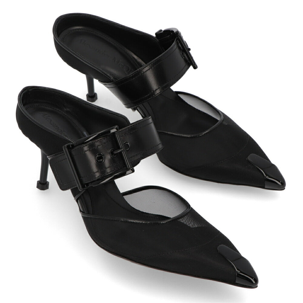 ALEXANDERMCQUEEN サンダル  ブラック ベルト 744485