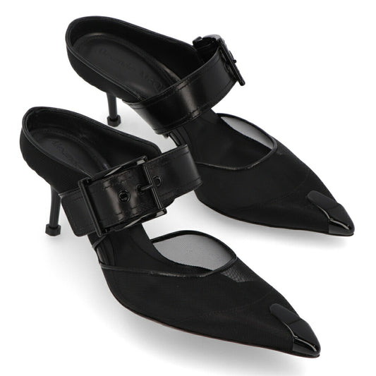 ALEXANDERMCQUEEN サンダル  ブラック ベルト 744485