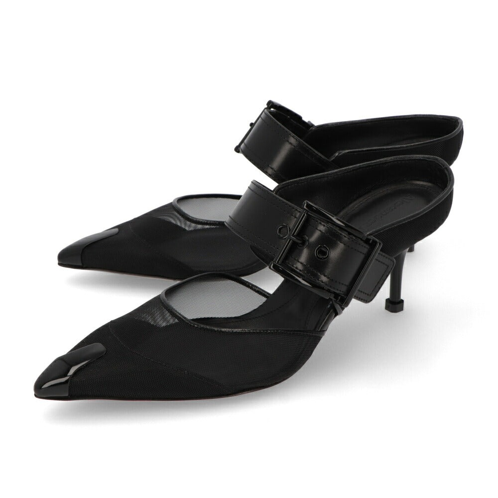 ALEXANDERMCQUEEN サンダル  ブラック ベルト 744485