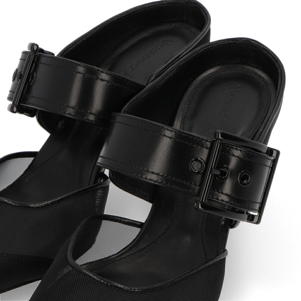 ALEXANDERMCQUEEN サンダル  ブラック ベルト 744485