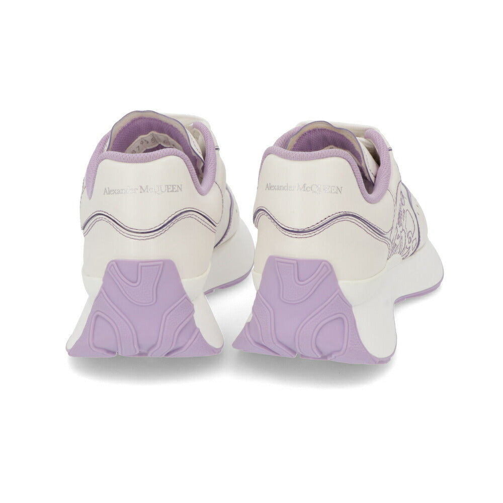 ALEXANDERMCQUEEN スニーカー ホワイト×パープル ツートン 687995