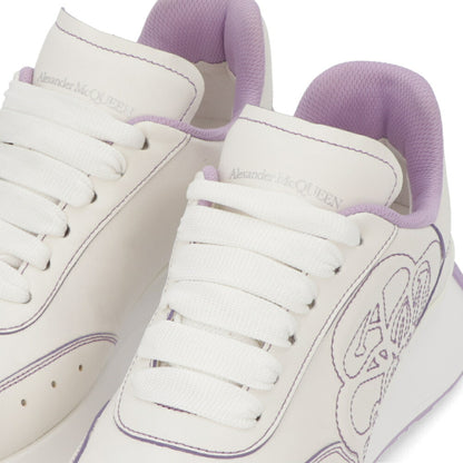 ALEXANDERMCQUEEN スニーカー ホワイト×パープル ツートン 687995