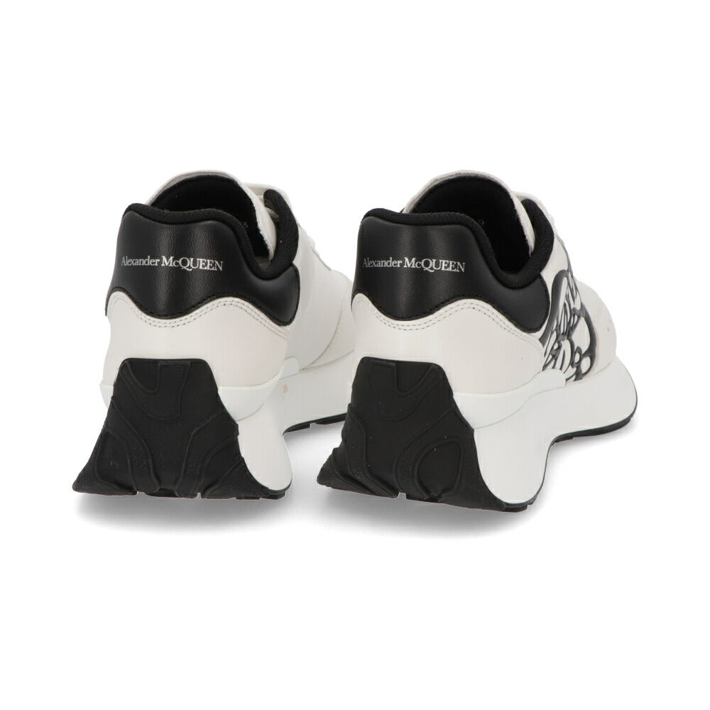 ALEXANDERMCQUEEN スニーカー ホワイト×ブラック バイカラー 691039