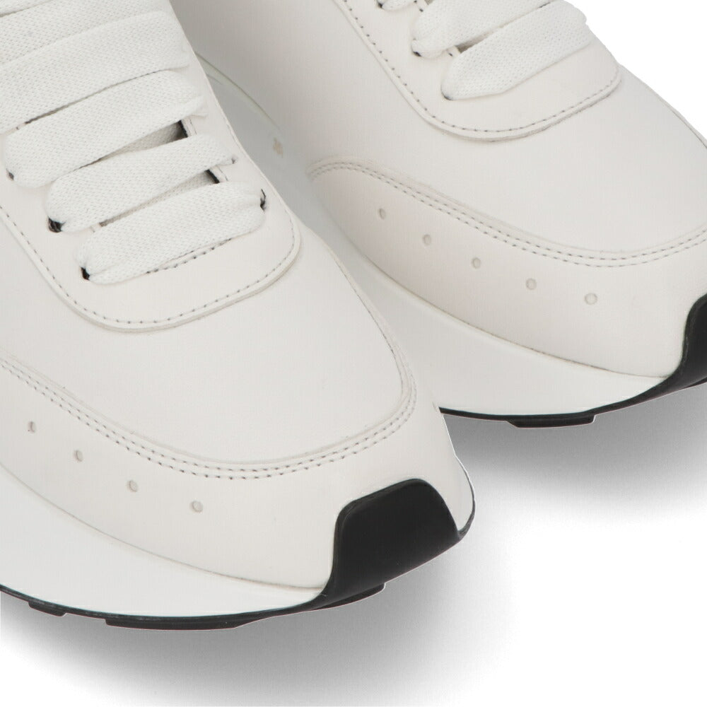 ALEXANDERMCQUEEN スニーカー ホワイト×ブラック バイカラー 691039