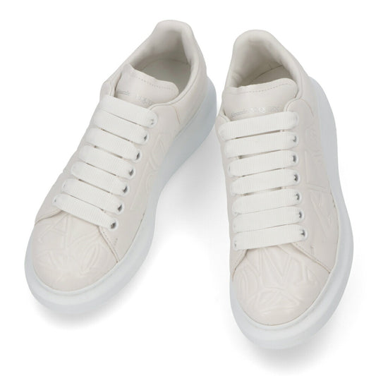 ALEXANDERMCQUEEN スニーカー ホワイト エンボス加工 キルティング 733008
