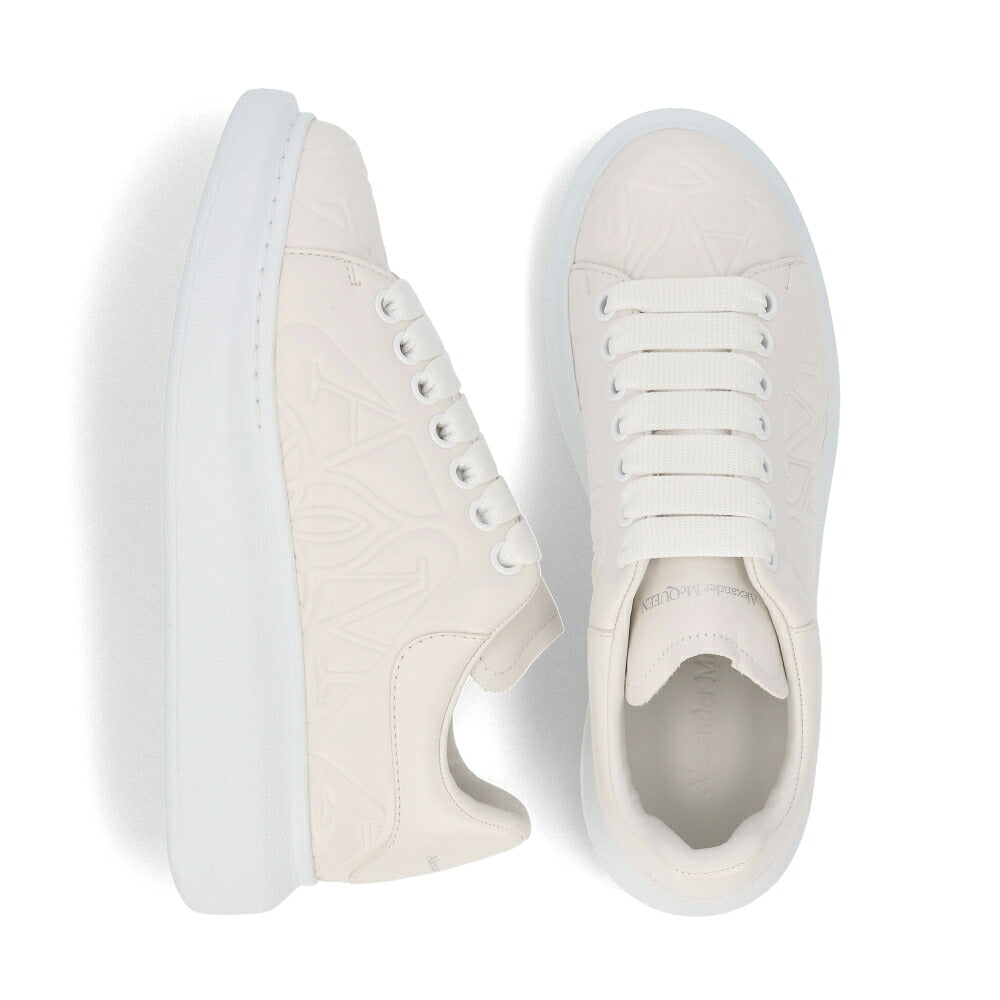 ALEXANDERMCQUEEN スニーカー ホワイト エンボス加工 キルティング 733008