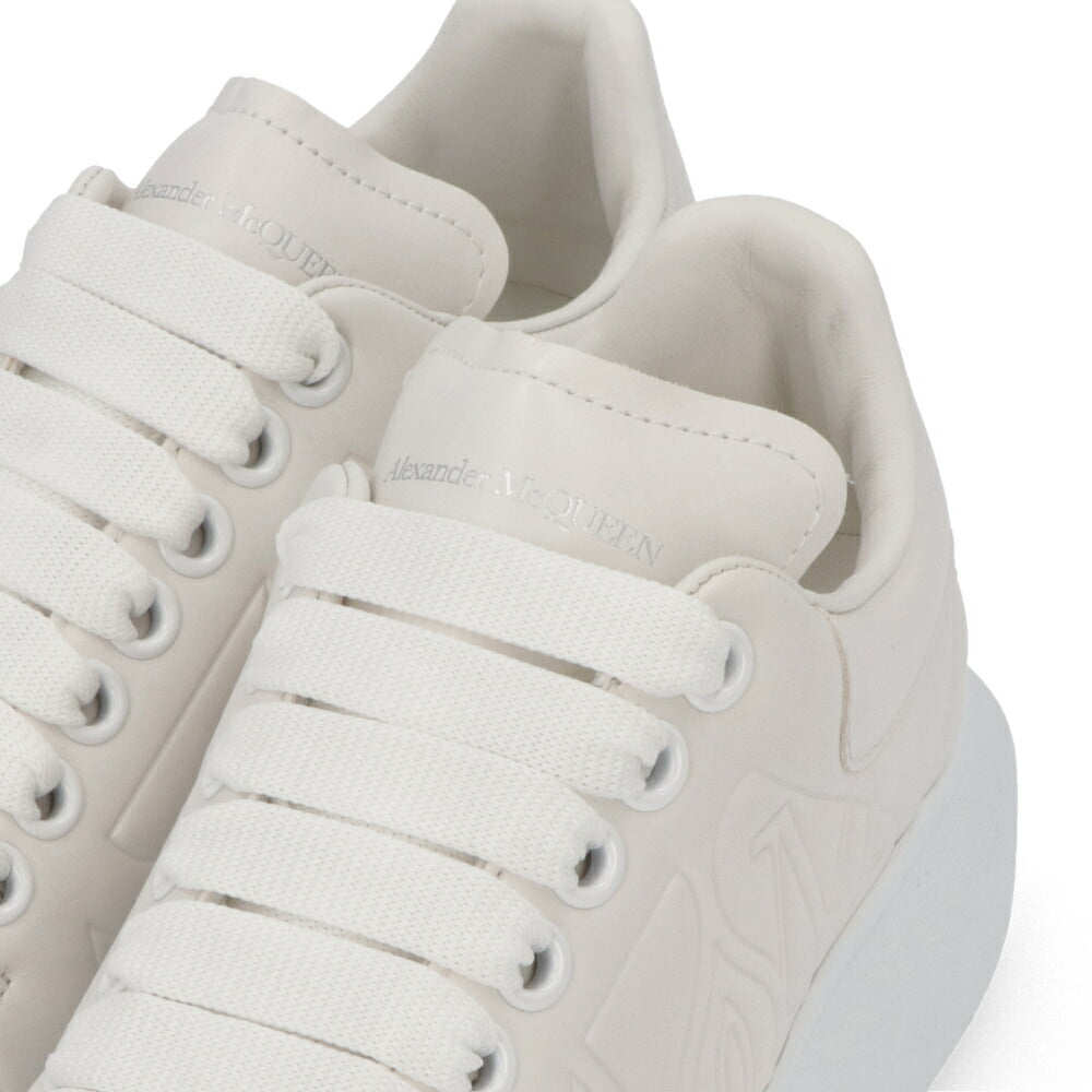 ALEXANDERMCQUEEN スニーカー ホワイト エンボス加工 キルティング 733008