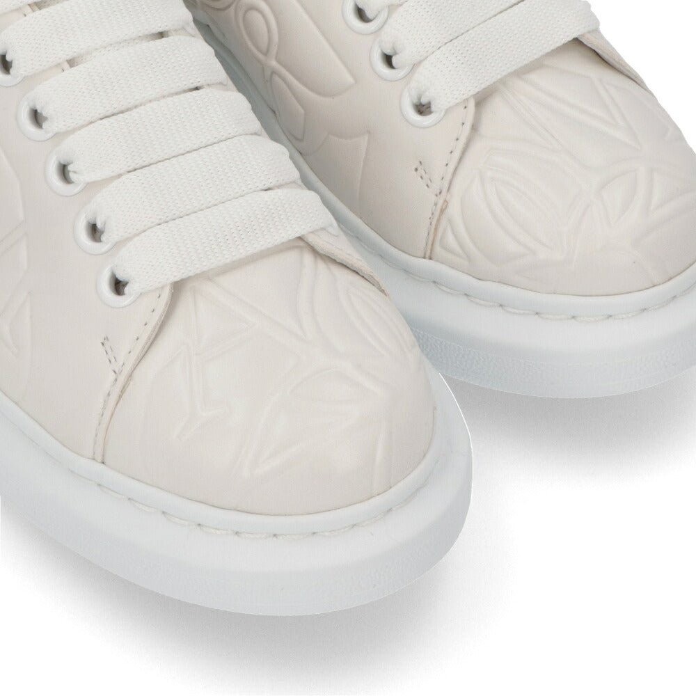 ALEXANDERMCQUEEN スニーカー ホワイト エンボス加工 キルティング 733008