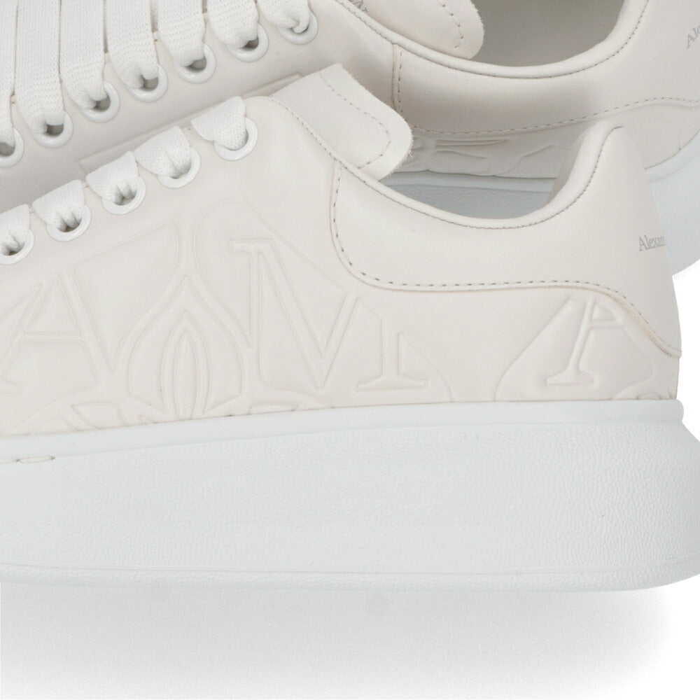 ALEXANDERMCQUEEN スニーカー ホワイト エンボス加工 キルティング 733008