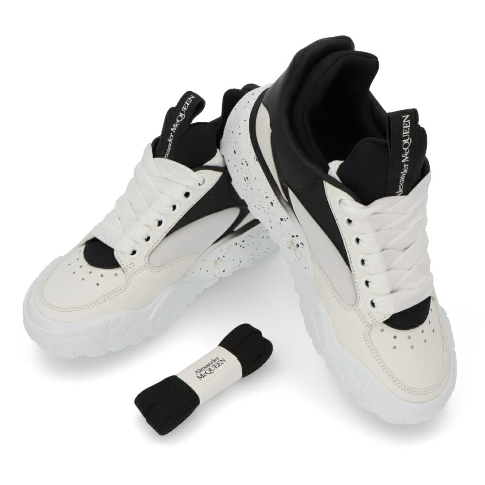 ALEXANDERMCQUEEN スニーカー ホワイト×ブラック  733026
