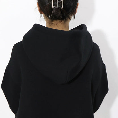 Alexander Wang フーディ パーカー ブラック ロゴ 裏起毛