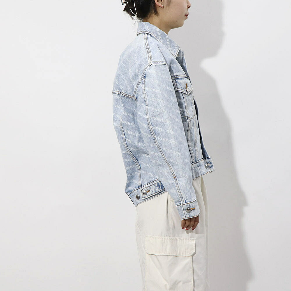 alexander Wang デニムジャケット フォーリングバック 総柄