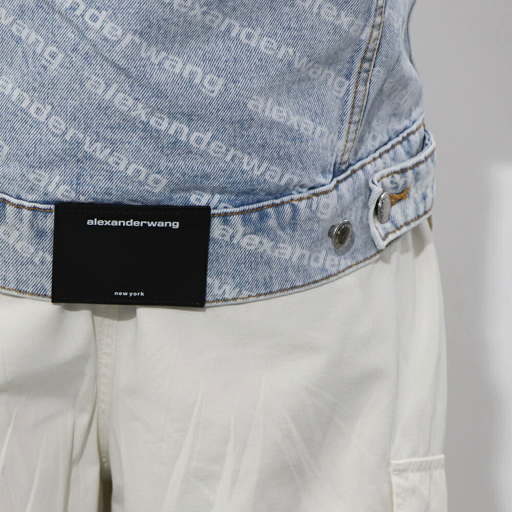 alexander Wang デニムジャケット フォーリングバック 総柄