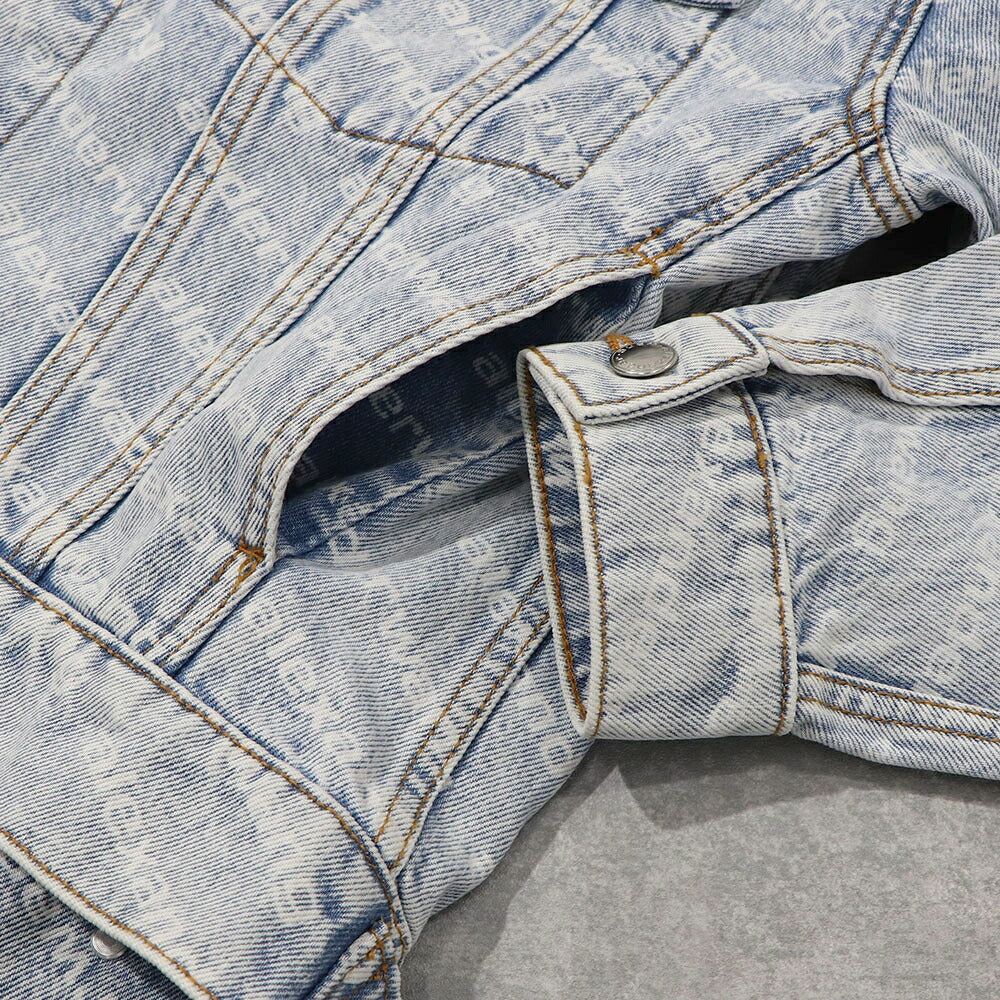 alexander Wang デニムジャケット フォーリングバック 総柄