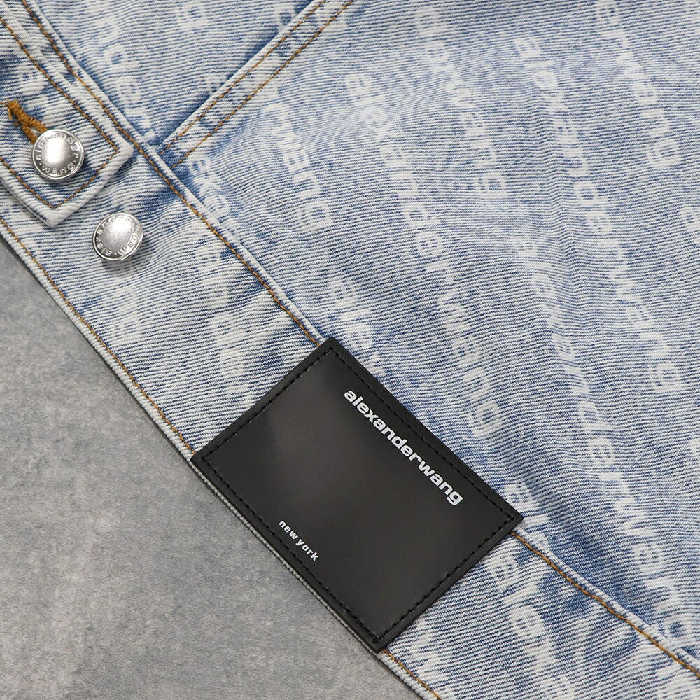 alexander Wang デニムジャケット フォーリングバック 総柄