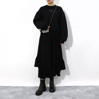 Alexander Wang プルオーバー スウェット ロゴ クロップド丈