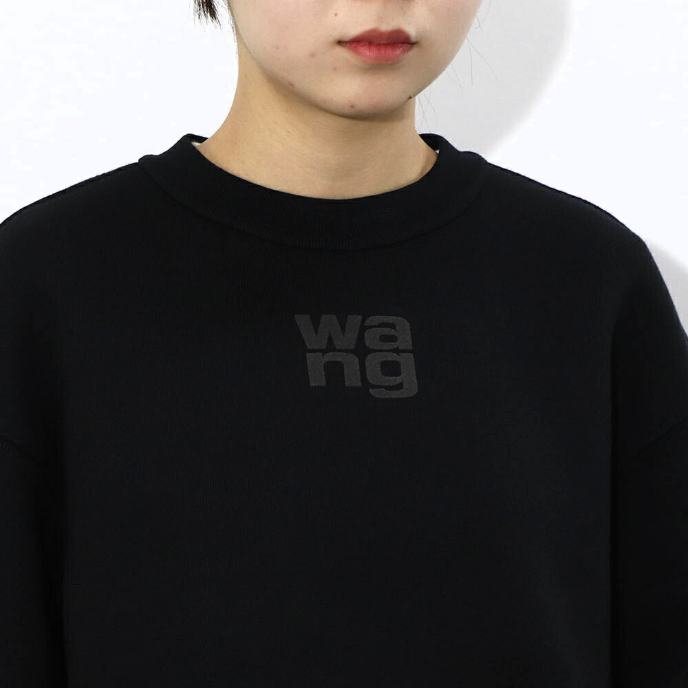 Alexander Wang プルオーバー スウェット ロゴ クロップド丈