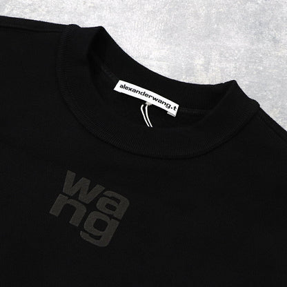 Alexander Wang プルオーバー スウェット ロゴ クロップド丈