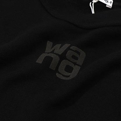 Alexander Wang プルオーバー スウェット ロゴ クロップド丈
