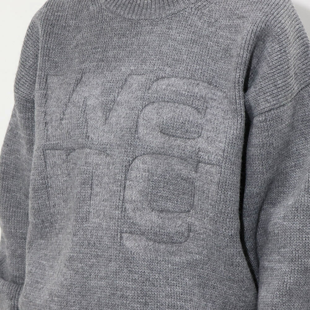 Alexander Wang ロゴ ニット グレー オーバーサイズ