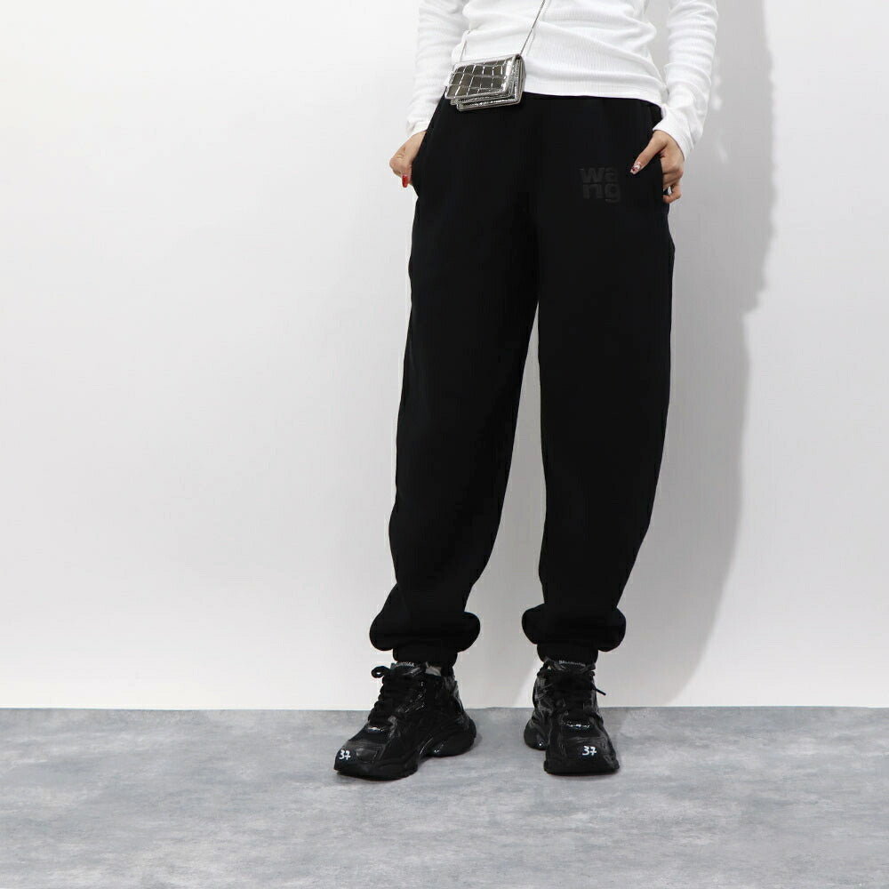 Alexander Wang スウェットパンツ 裏起毛 ロゴ