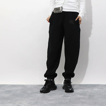 Alexander Wang スウェットパンツ 裏起毛 ロゴ