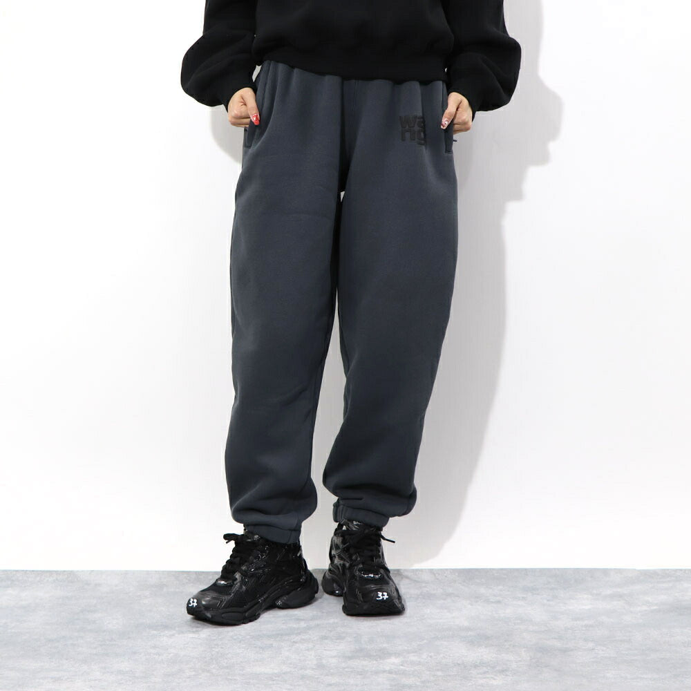 Alexander Wang スウェットパンツ 裏起毛 ロゴ