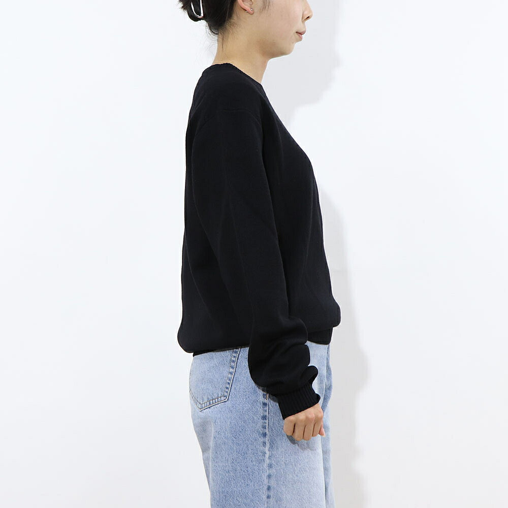 AMI PARIS ニット ブラック セーター BFHKS001.001