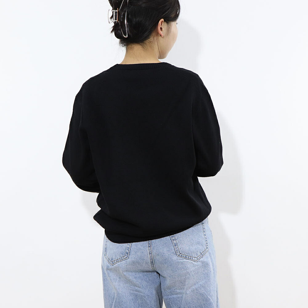 AMI PARIS ニット ブラック セーター BFHKS001.001