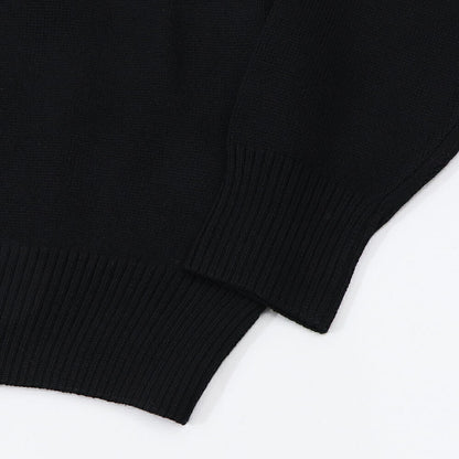 AMI PARIS ニット ブラック セーター BFHKS001.001