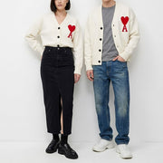 AMI PARIS アミ パリス メンズ トップス カーディガン BRIGHT WHITE 009 154 BFUKC002.018