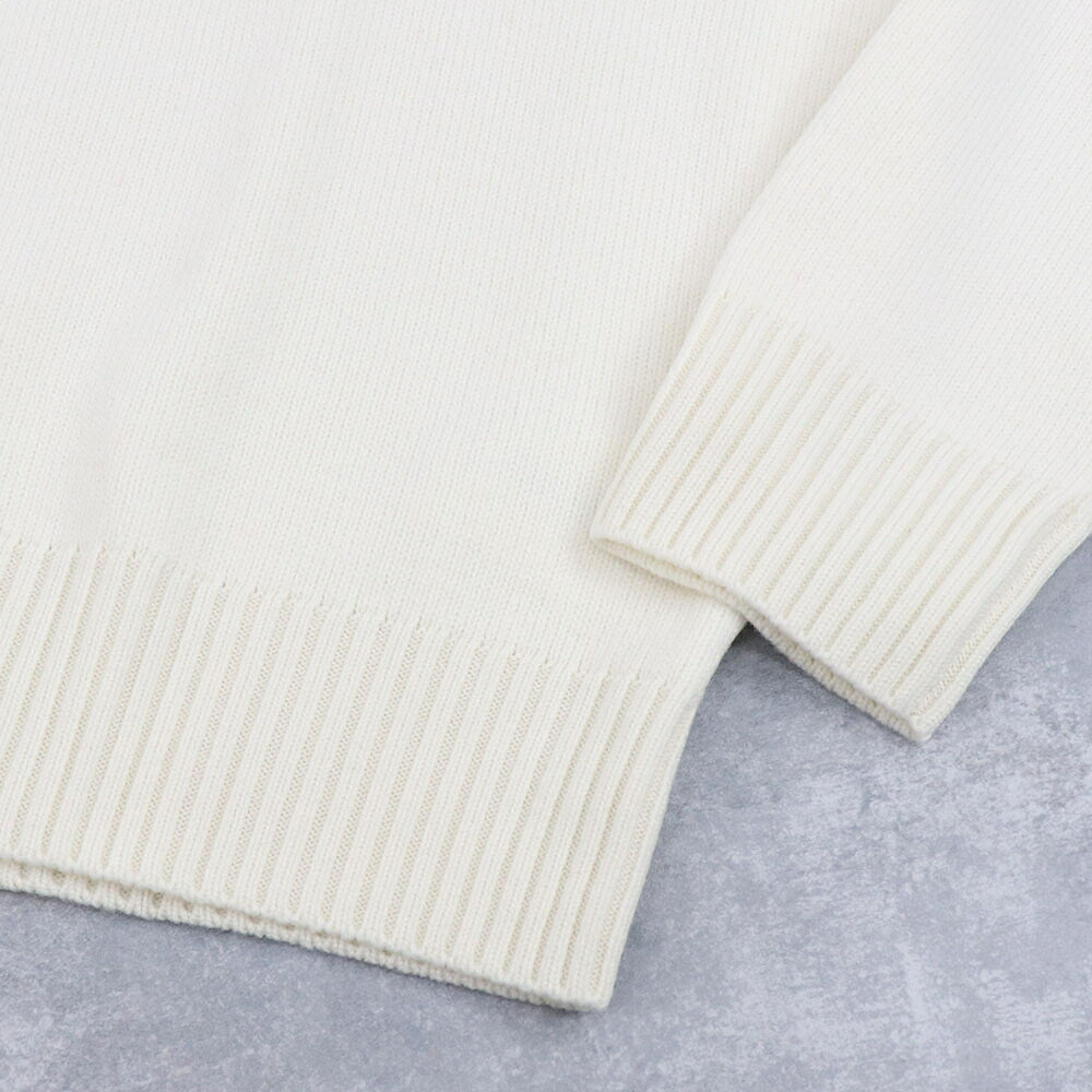 AMI PARIS アミ パリス メンズ トップス ニット BRIGHT WHITE 009 154 ハートロゴ オーバーサイズ BFUKS002.018