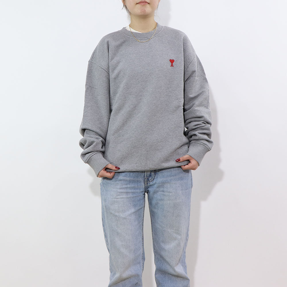 AMI PARIS スウェット・トレーナー ブラック GREY スウェット BFUSW001.730