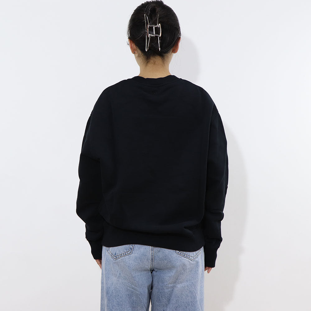 AMI PARIS スウェット・トレーナー ブラック GREY スウェット BFUSW001.730