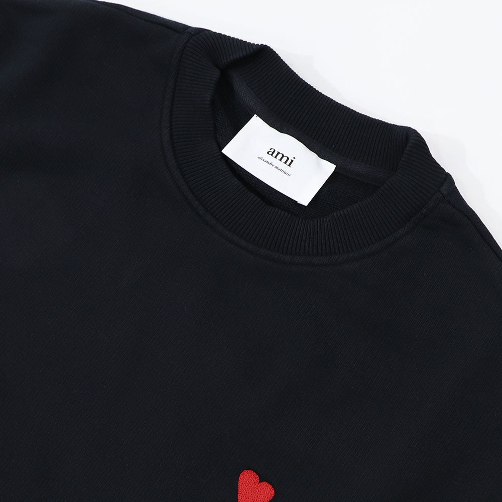 AMI PARIS スウェット・トレーナー ブラック GREY スウェット BFUSW001.730