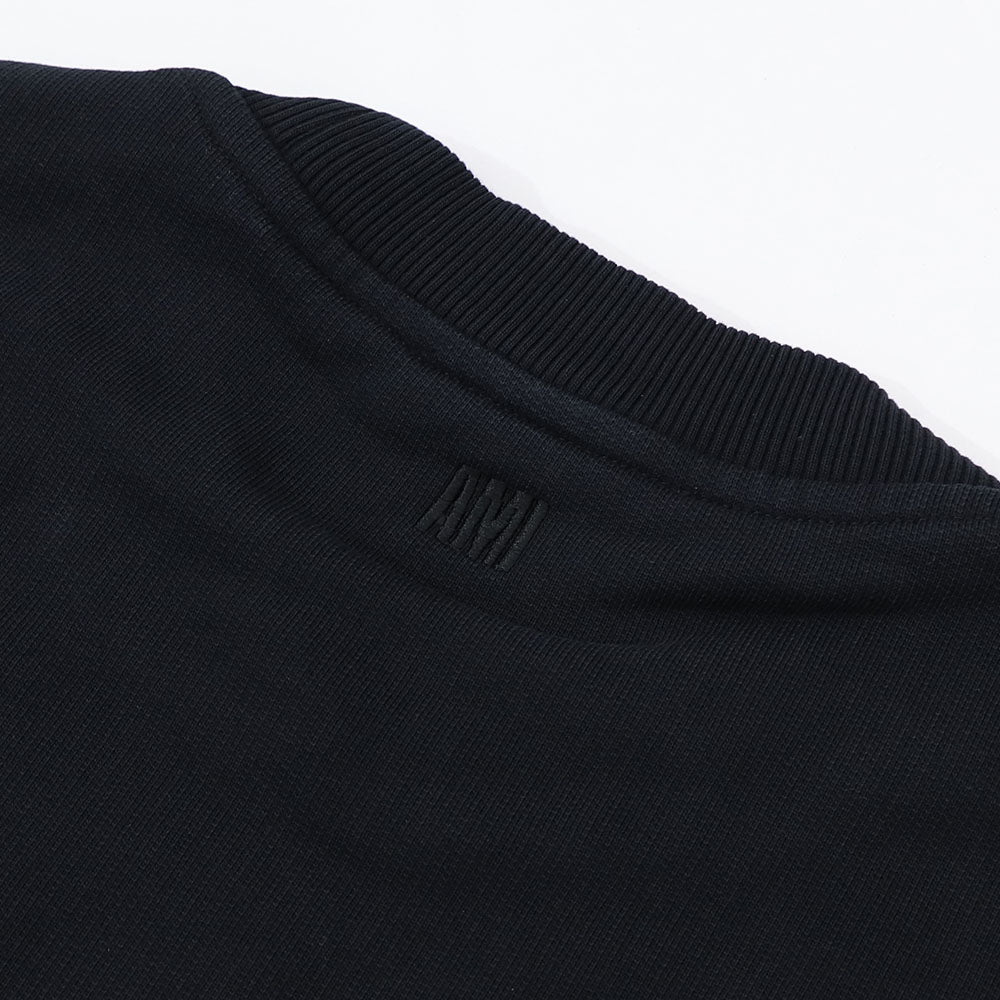 AMI PARIS スウェット・トレーナー ブラック GREY スウェット BFUSW001.730