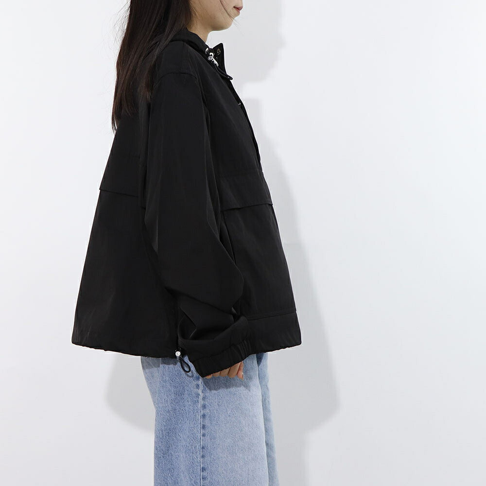 AMI PARIS スウェット  ブラック ナイロン コットン UJK101.PA0007