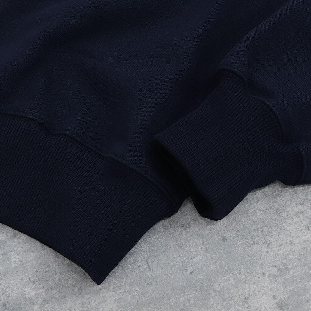 AMI PARIS スウェット ネイビー コットン ハートロゴ 刺繍  USW005.747